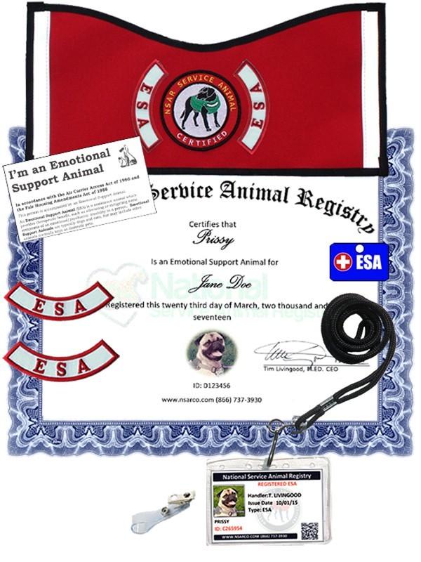 Emotional Support Animal Registration - Experts Since 1995