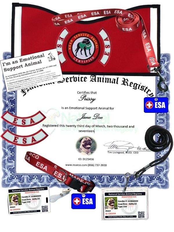 ESA Registration - Premium Kit