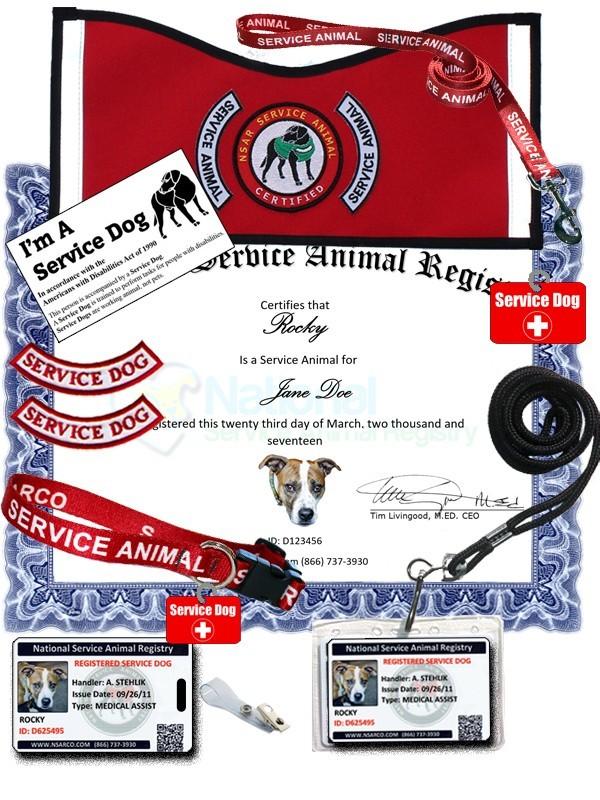 Service Dog Registration - Premium Kit