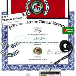 Therapy Animal Registration - Deluxe Kit