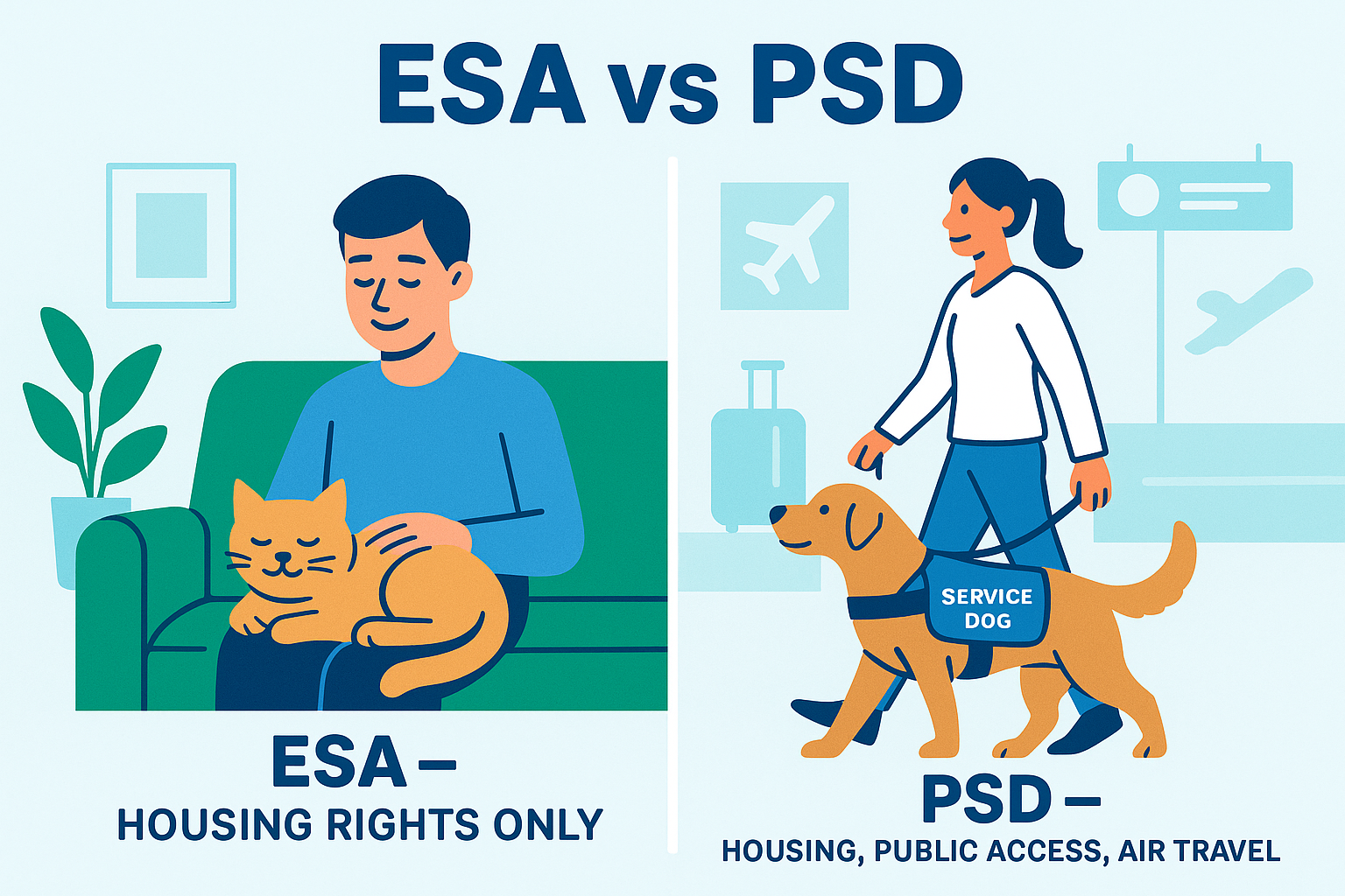 ESA Letter vs PSD Letter